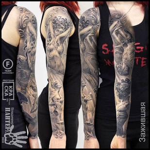 tattoo #32541 | Tattoo Artist Vladimir PANTERA Korolev