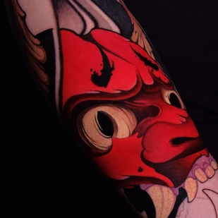 Male Color Japanese tattoo on Forearm #73892 | Tattoo Artist Anton Raym