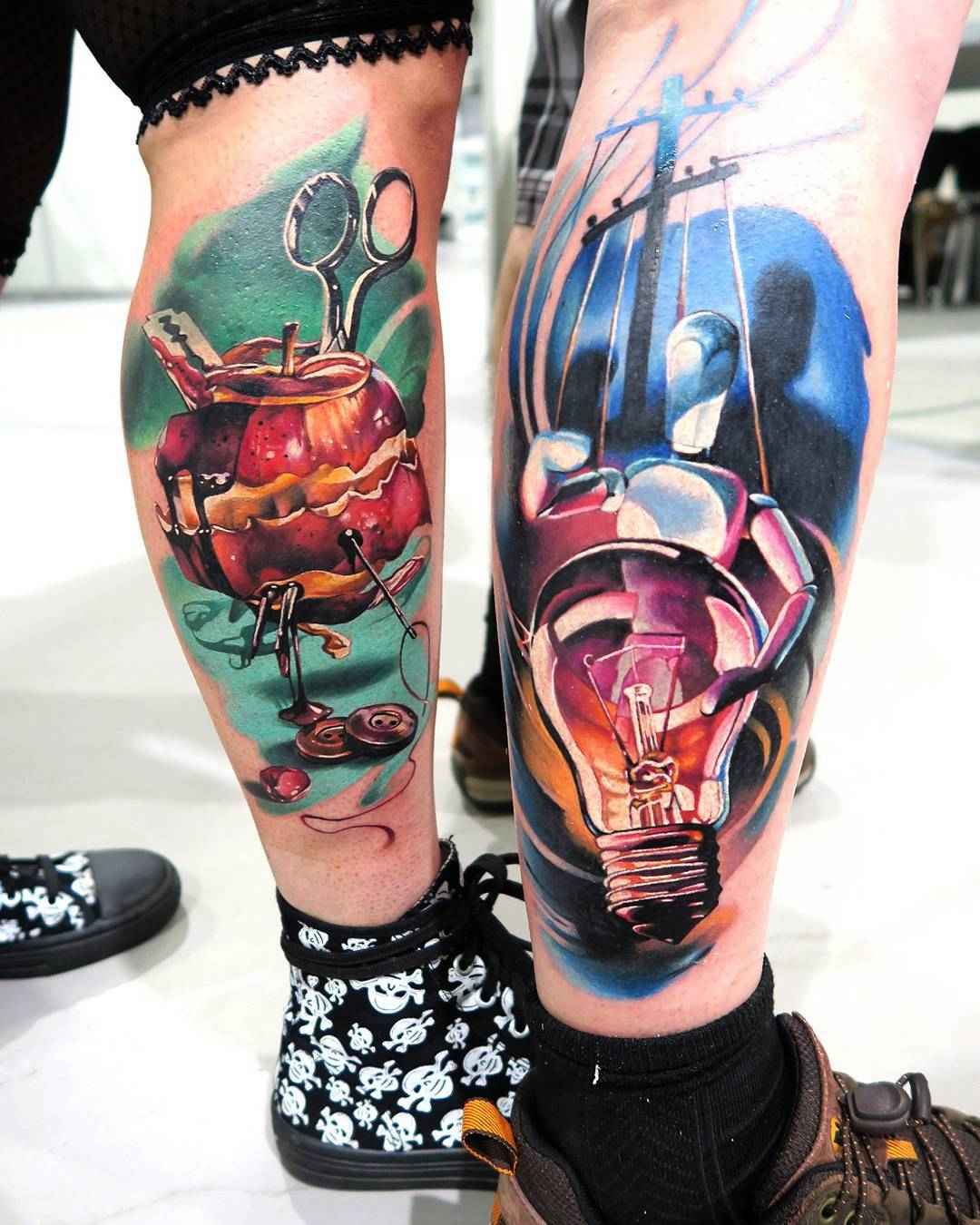 Tattoo艺术家Dima Gorbunov，彩色与黑白灰肖像写实纹身 | 俄罗斯