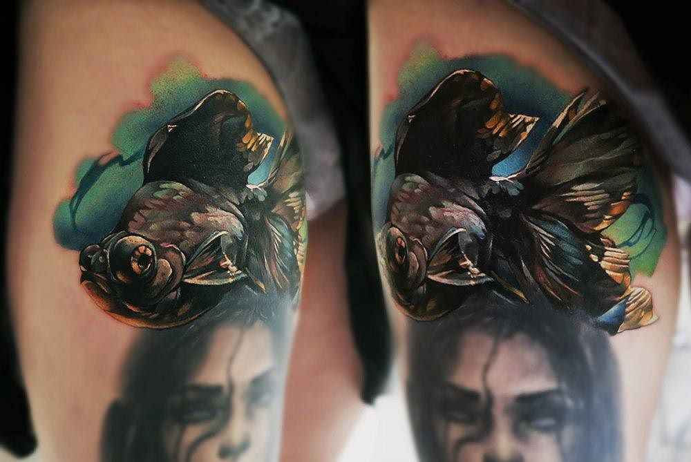 Tattoo艺术家Dima Gorbunov，彩色与黑白灰肖像写实纹身 | 俄罗斯