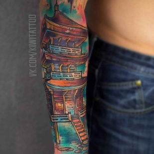 tattoo #3026 | Tattoo Artist Victoria KIWI Grigorieva