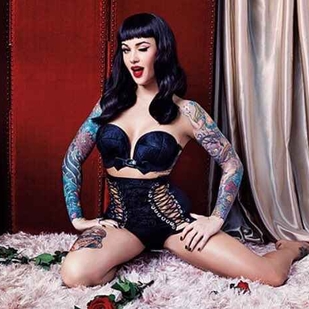 🔥 Hot photos, model's portfolio  #13557 Tattoo model Jessica Wilde