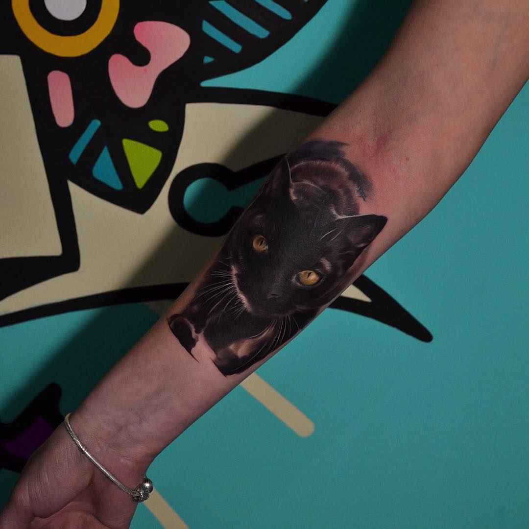 Tattoo artist Larisa Ganzvind, Russia Moscow, color and black&grey realistic tattoo