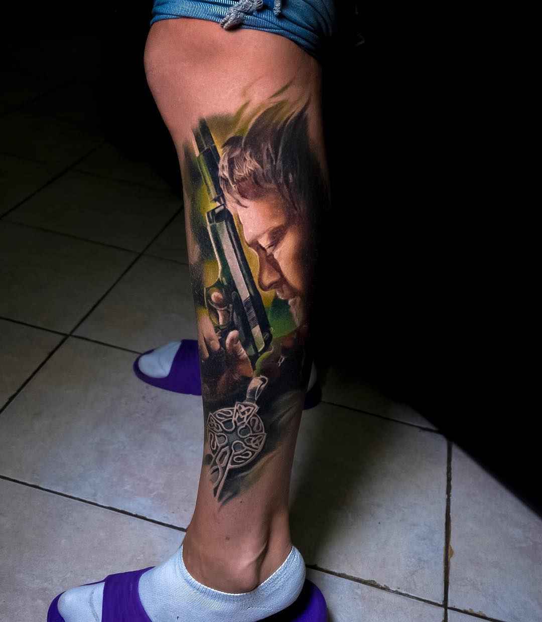 Tattoo artist Nikolay Dzhangirov color realistic tattoo