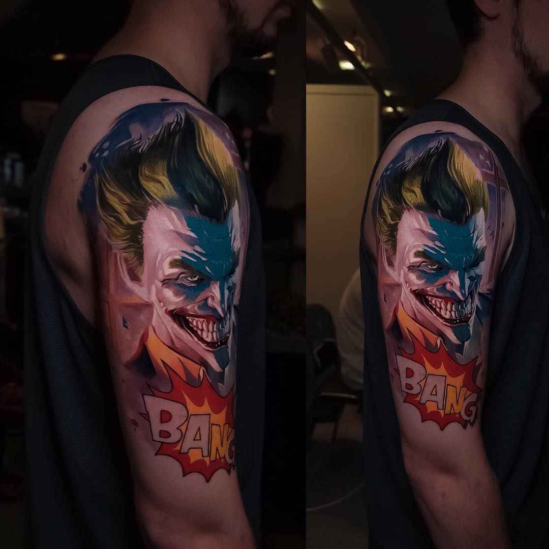 Tattoo artist Nikolay Dzhangirov color realistic tattoo