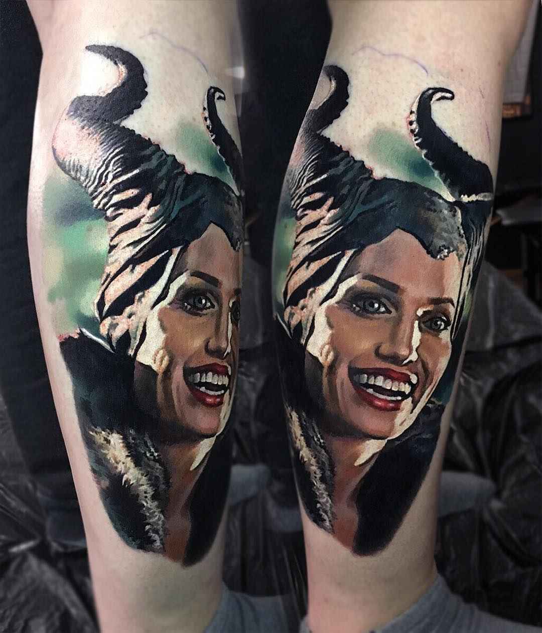 Tattoo artist Valentina Ryabova color realistic tattoo