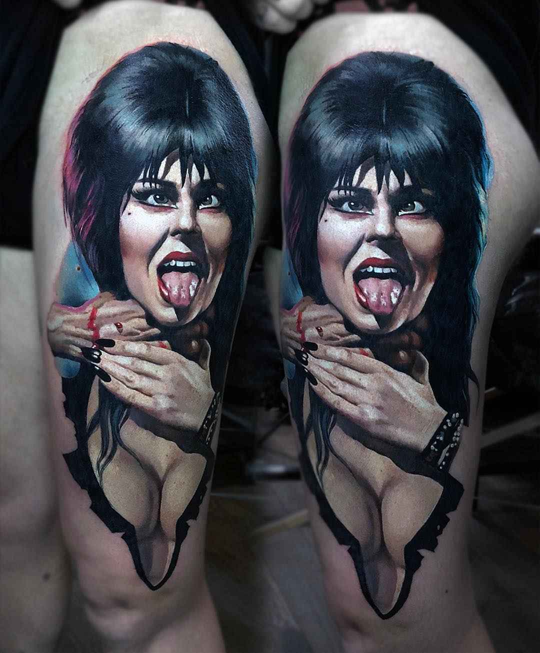 Tattoo artist Valentina Ryabova color realistic tattoo