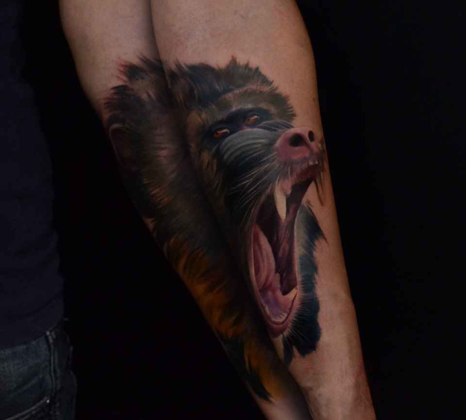 Tattoo artist Larisa Ganzvind, Russia Moscow, color and black&grey realistic tattoo