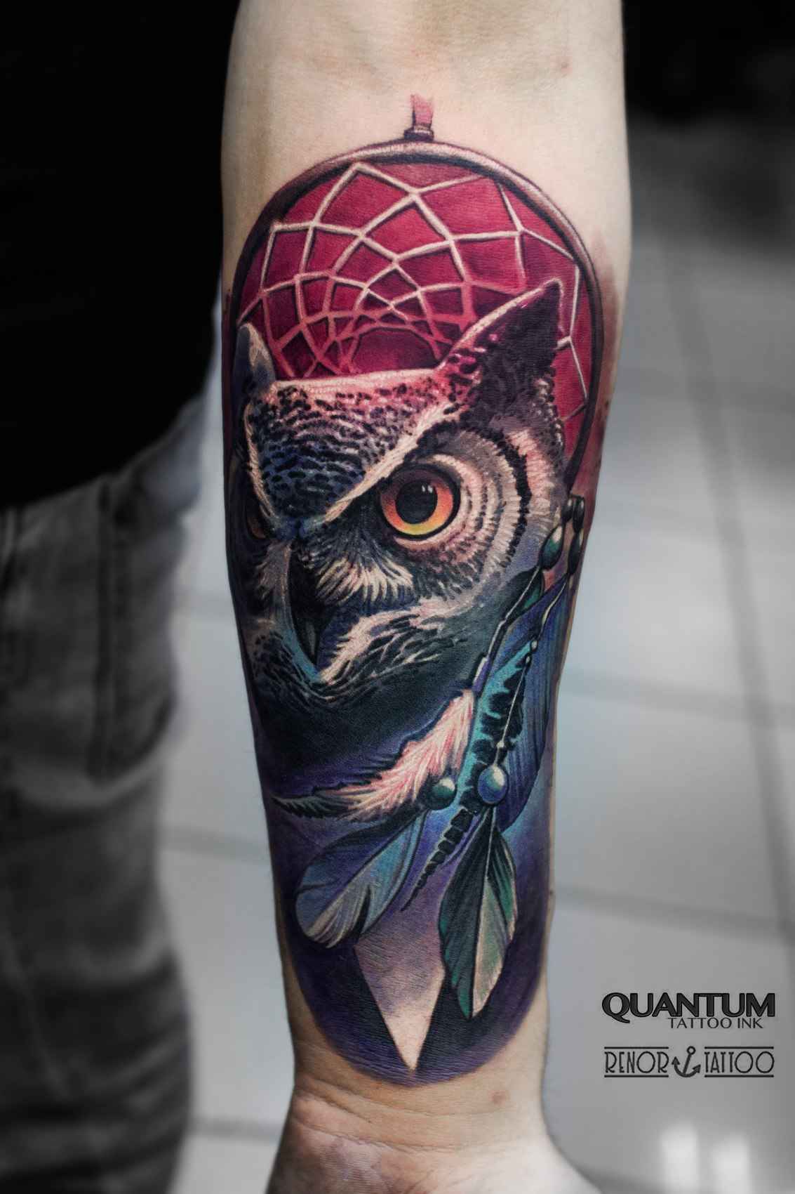 纹身艺术家Kirill Matusevich色彩写实纹身