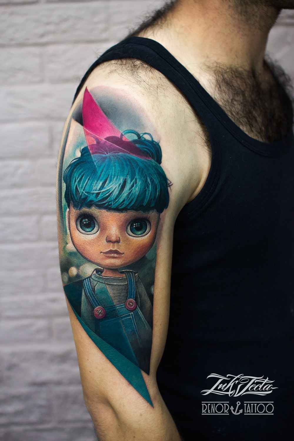 纹身艺术家Kirill Matusevich色彩写实纹身