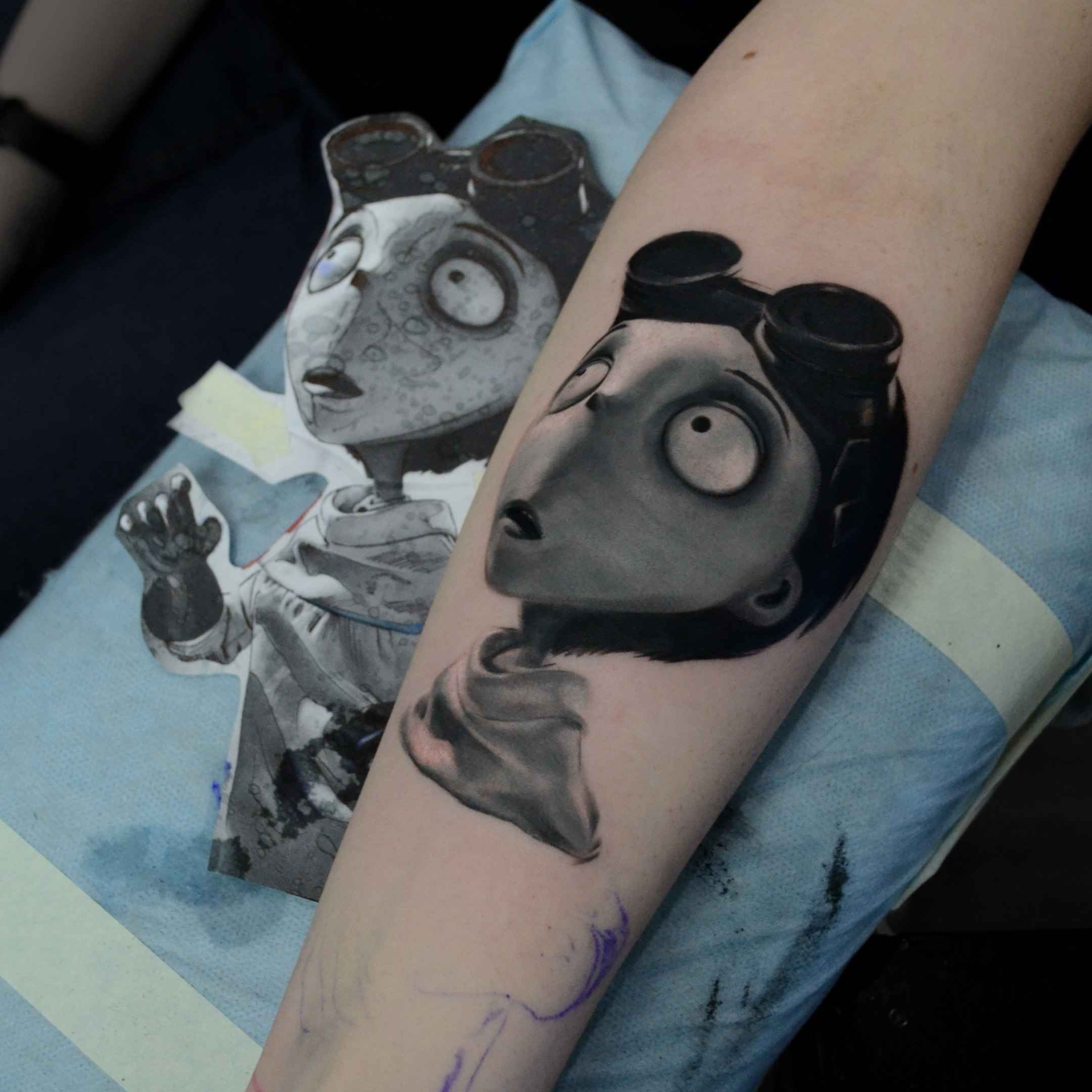 Tattoo artist Larisa Ganzvind, Russia Moscow, color and black&grey realistic tattoo