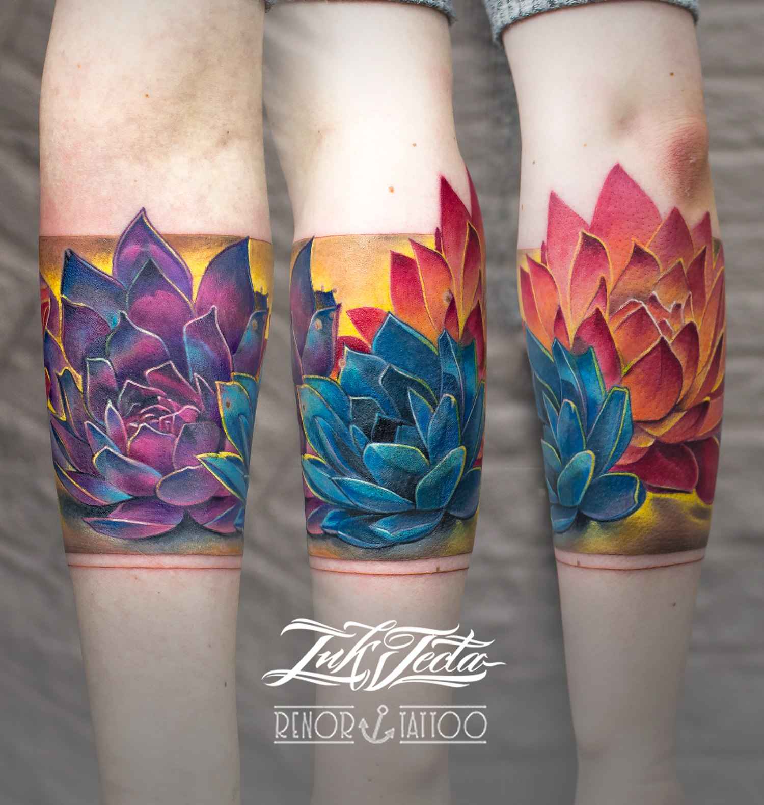 纹身艺术家Kirill Matusevich色彩写实纹身