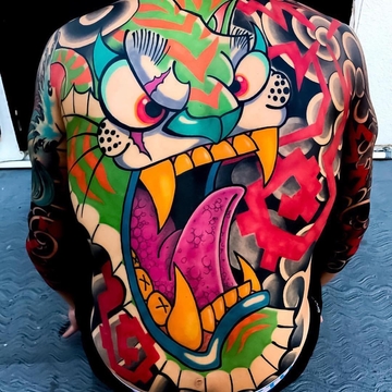 Davee Blows's graffiti tattoo