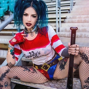 🔥 Hot photos, model's portfolio  #32754 Tattoo model Rebecca Crow