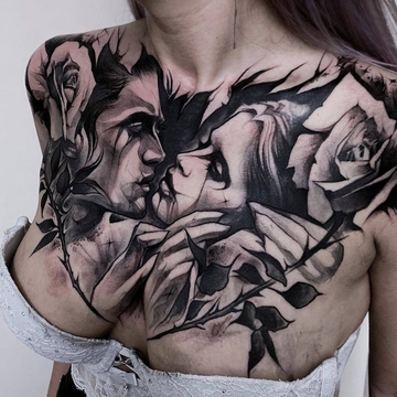 Stylish horror tattoos by Hollie Pryce-Jones