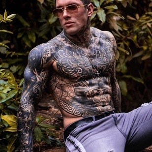 🔥 Hot photos, model's portfolio  #32865 Tattoo model Andrew England
