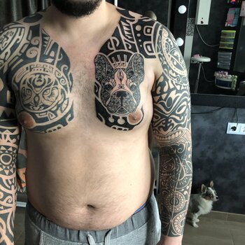 Tattoo model Taras Shevchenko 