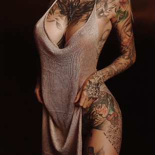 🔥 Hot photos, model's portfolio  #42699 Tattoo model T A S C H A