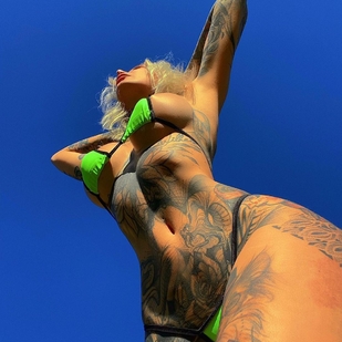 🔥 Hot photos, model's portfolio  #42707 Tattoo model T A S C H A