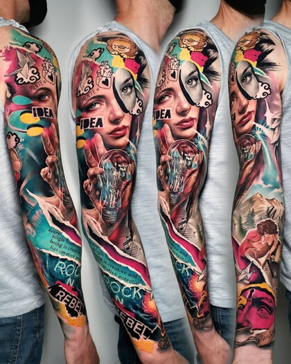 Tattoo Idea #43019 Tattoo Artist Carolina Caos Avalle