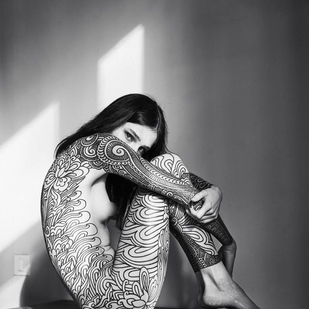 🔥 Hot photos, model's portfolio  #43365 Tattoo model Noémie