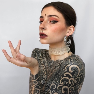 🔥 Hot photos, model's portfolio  #43381 Tattoo model Noémie