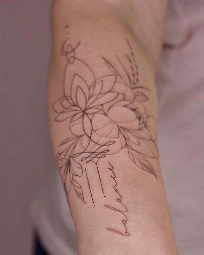 Tattoo Idea # Tattoo Artist Anastasiya Kovyazina