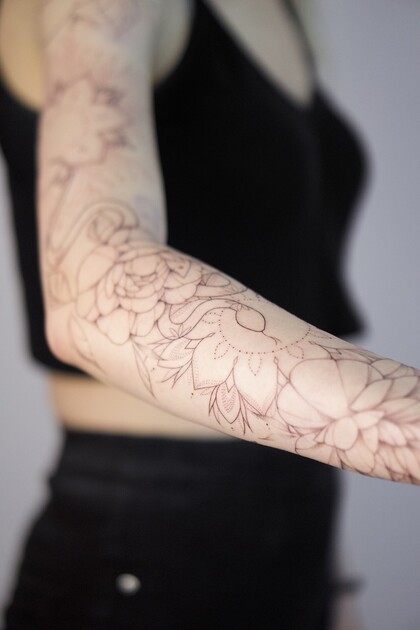 Tattoo Idea # Tattoo Artist Anastasiya Kovyazina