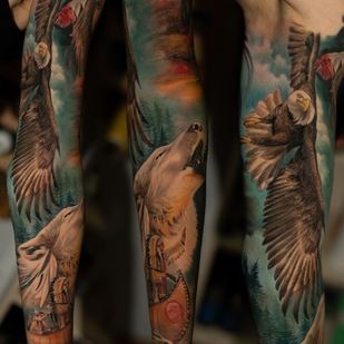 tattoo #59677 | Tattoo Artist Rinat Tattarin Mingazdinov