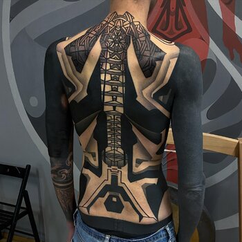 Tattoo artist Stefan Halbwachs