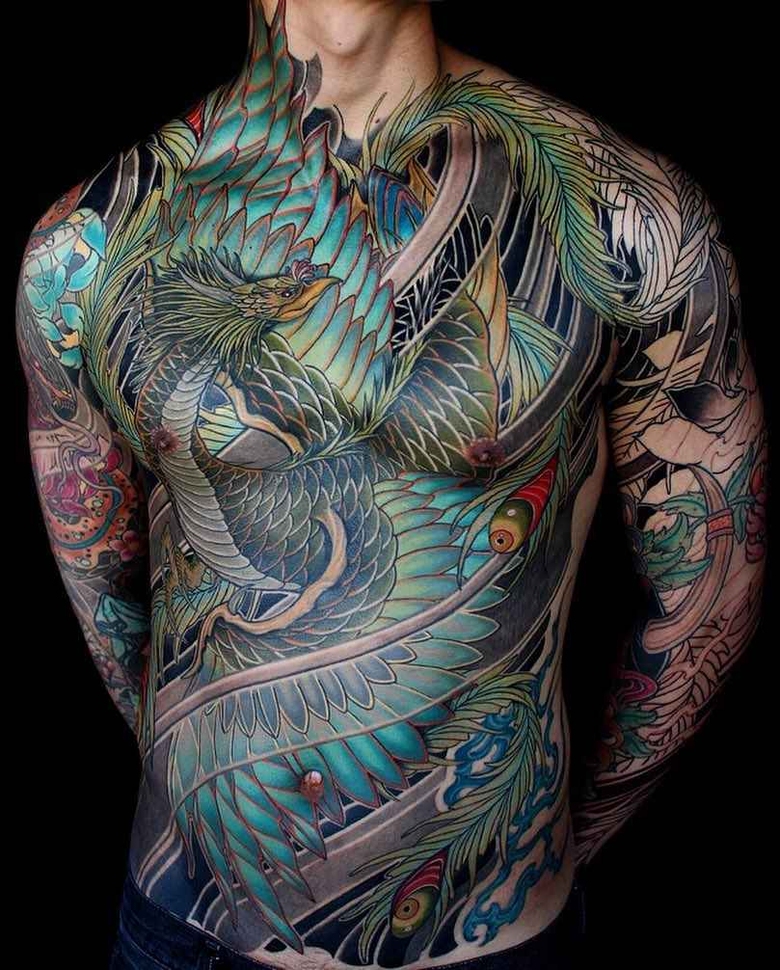 Bright tattoo works by Shiryu