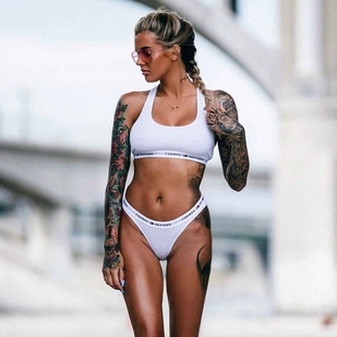 🔥 Hot photos, model's portfolio  #15031 Tattoo model Lauren Houldsworth