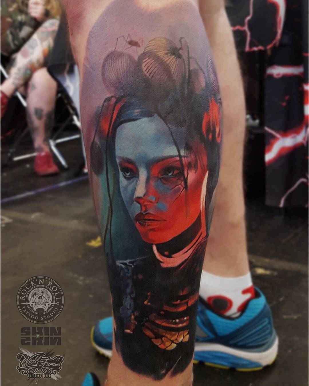 纹身艺术家Dima Khominskiy的彩色和黑白作品，写实纹身 | 波兰弗罗茨瓦夫