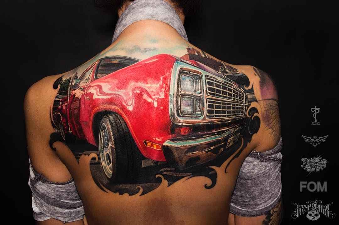 Tattoo artist Ilya Fom color and black&grey realistic tattoo