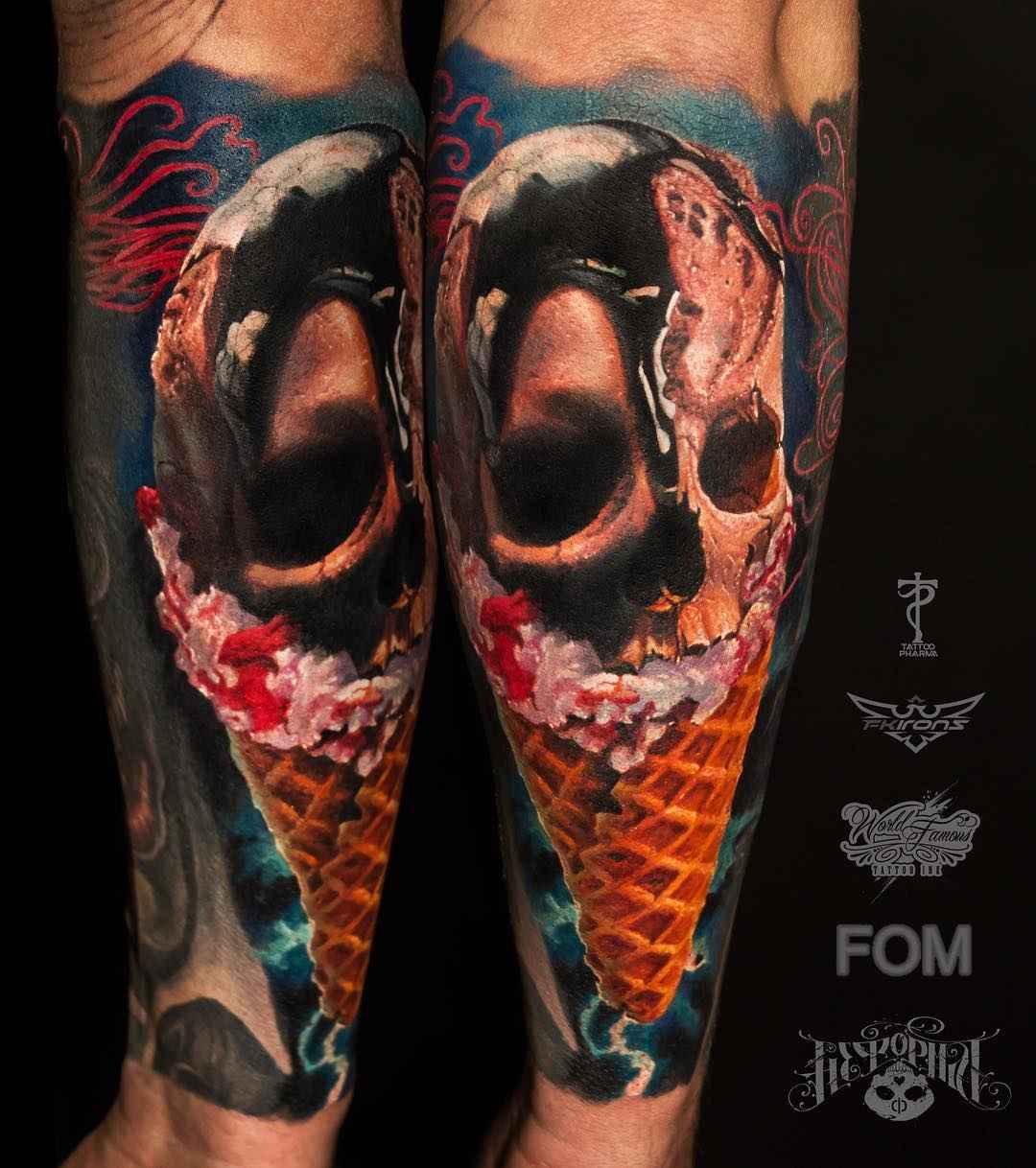 Tattoo artist Ilya Fom color and black&grey realistic tattoo