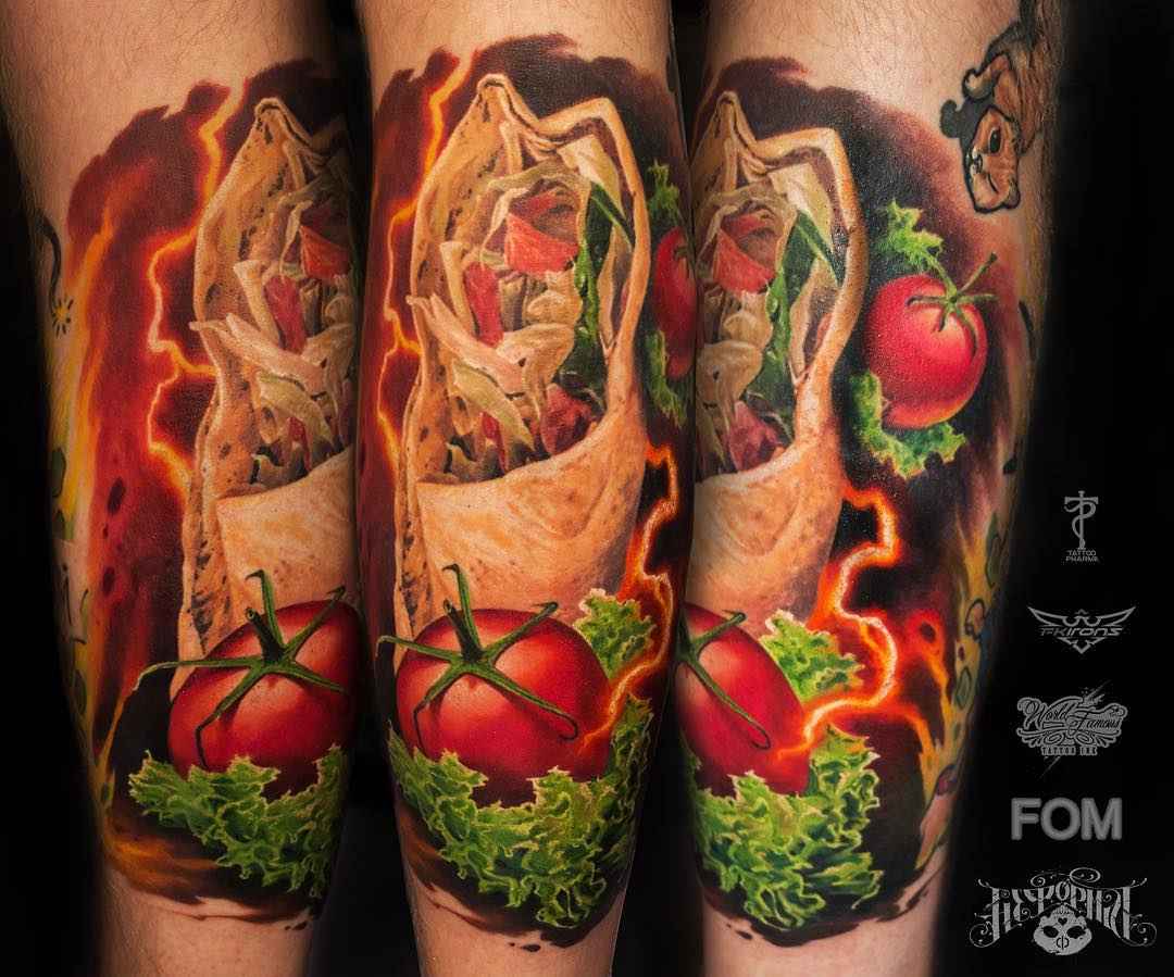Tattoo artist Ilya Fom color and black&grey realistic tattoo
