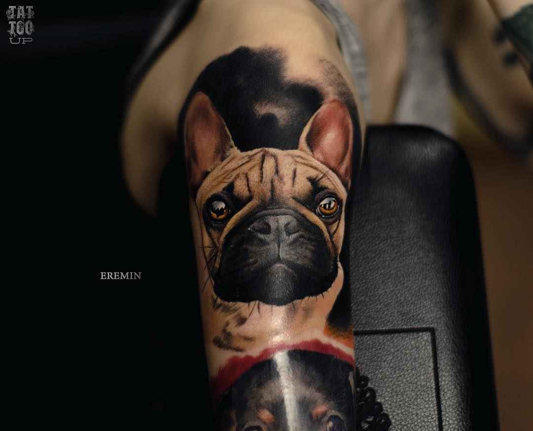 Tattoo artist Sergey Eremin color abstract realistic tattoo | Novorossiysk, Russia