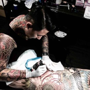 Tattoo artist Shiryu