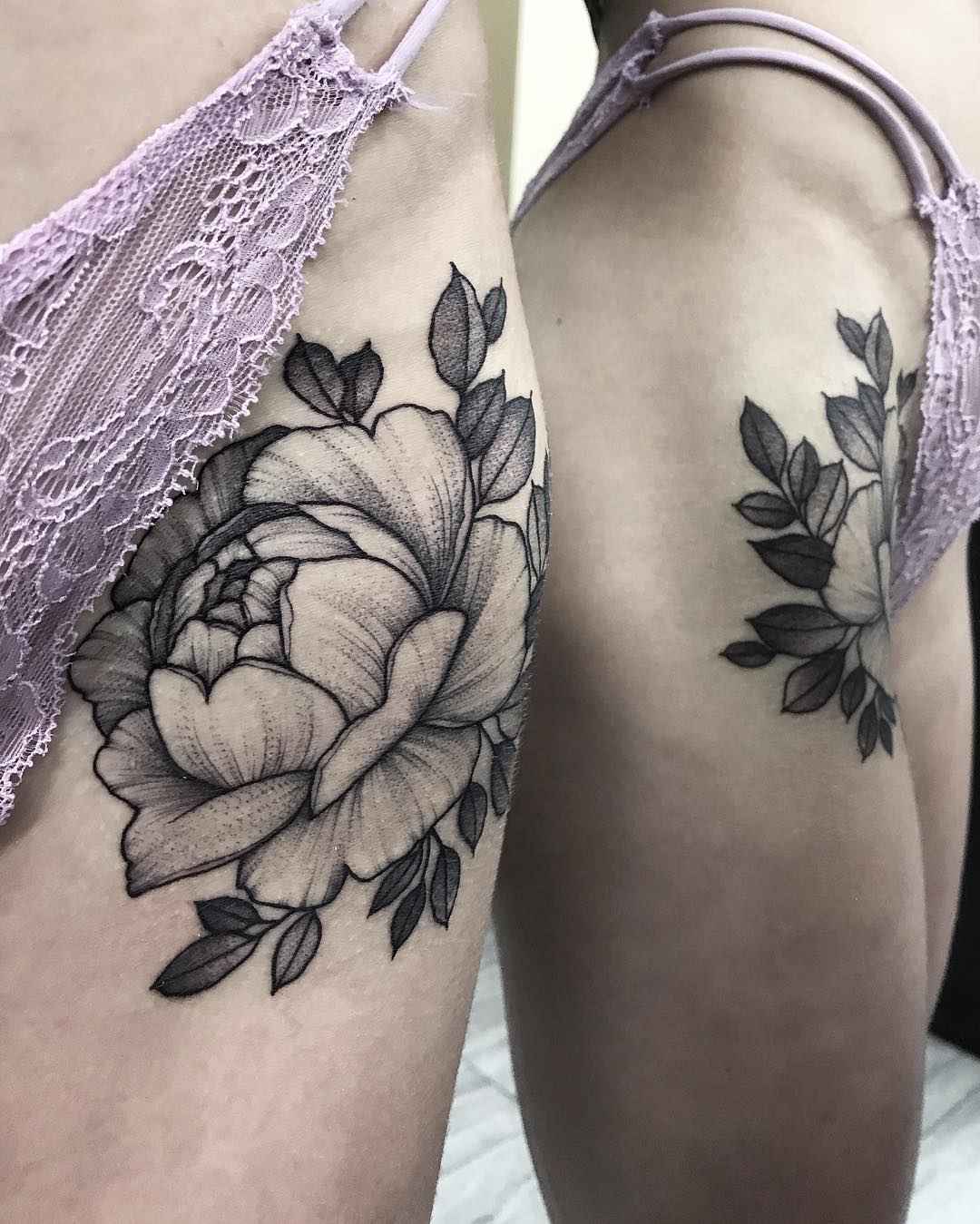 Tattoo artist Sasha Masiuk linework dotwork tattoo