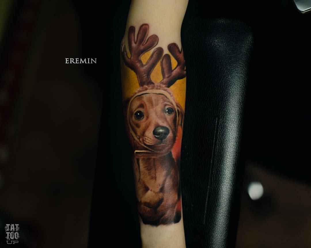 Tattoo artist Sergey Eremin color abstract realistic tattoo | Novorossiysk, Russia