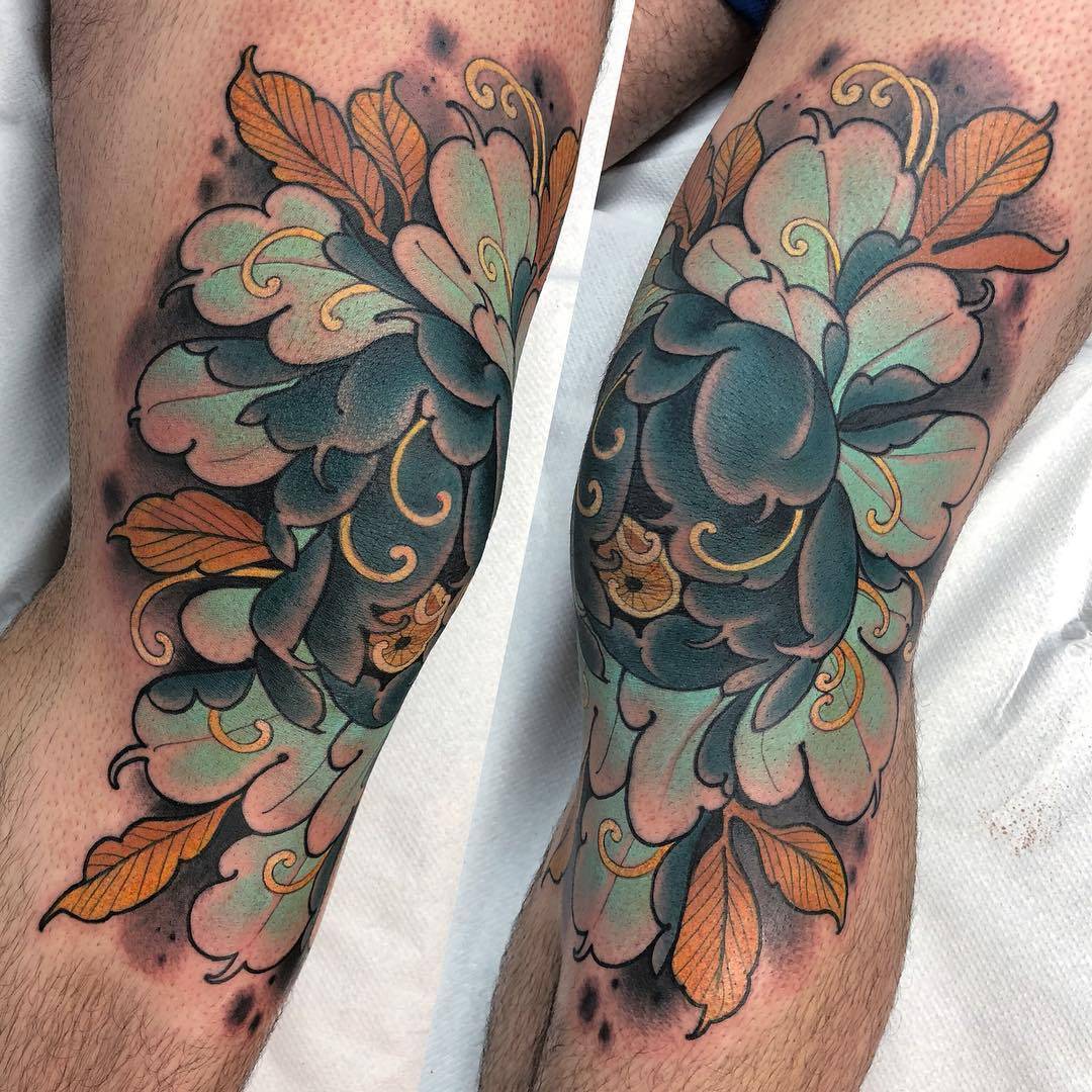 Tattoo artist MOSH, color neo traditional oriental tattoo by individual design | Barcelona, Spain