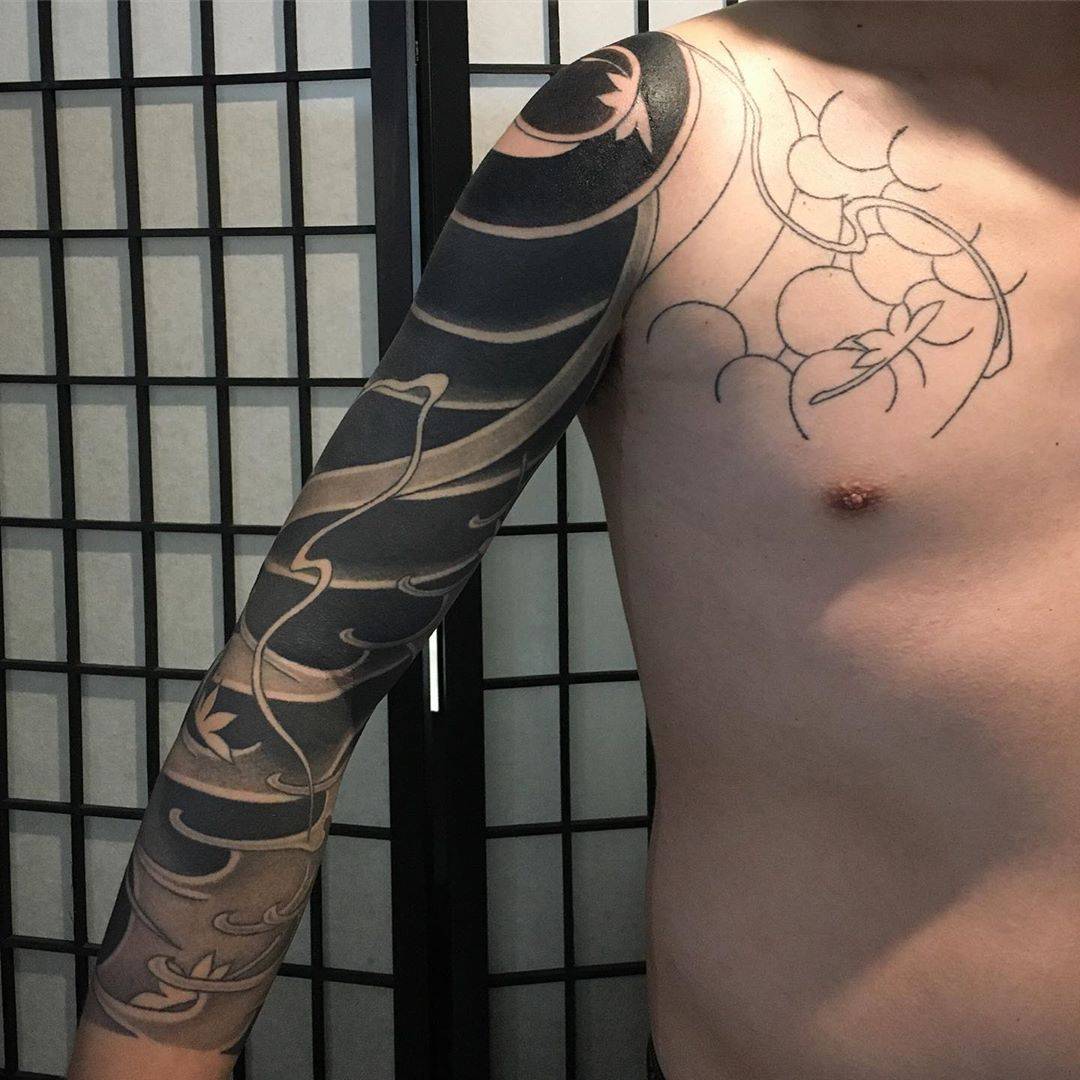 Traditional Japanese tebori tattoo by Sousyu Hayashi | iNKPPL