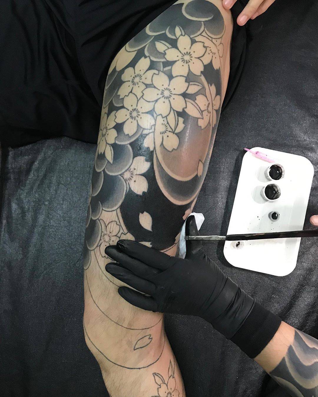 Traditional Japanese tebori tattoo by Sousyu Hayashi iNKPPL