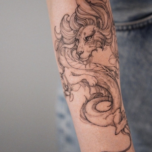 tattoo #44089 | Tattoo Artist Polina Matveeva