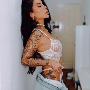 🔥 Hot photos, model's portfolio  #44300 Tattoo model Kim Loo