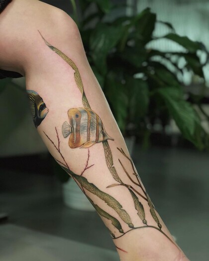 Tattoo Idea # Tattoo Artist Aleksandra Vorobeva