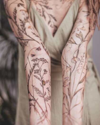 Tattoo Idea # Tattoo Artist Aleksandra Vorobeva