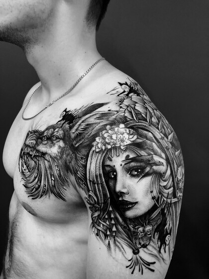 Tattoo Idea #45568 Tattoo Artist L.E.A.ink|Lomova Ekaterina