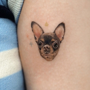 Female Color Miniature tattoo on Forearm #46268 | Tattoo Artist Dasol Kim