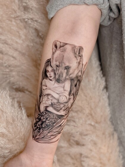 Tattoo Idea # Tattoo Artist Zhenya Loginova